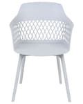 Pikkukuva 5 / 9: Tuoli vaaleanharmaa 54 x 84 x 50 cm polypropeeni 2 kpl koristeltu selkänoja minimalistinen moderni