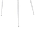 Miniatyrbillede 8 af 9: Sæt med 2 Spisebordsstole Plast Hvid Minimalistisk Design Armlæn Stue Køkken Møbler
