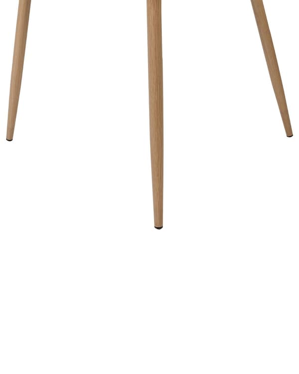 Sæt med 2 Spisebordsstole Plast Lysegrøn Minimalistisk Design Armlæn Stue Køkken Møbler