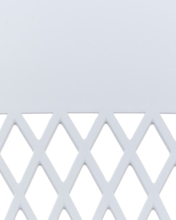 Sett med 2 spisestoler Lysegrå Syntetisk materiale Dekorativ ryggstøtte Minimalistisk design Skandinavisk stil Moderne