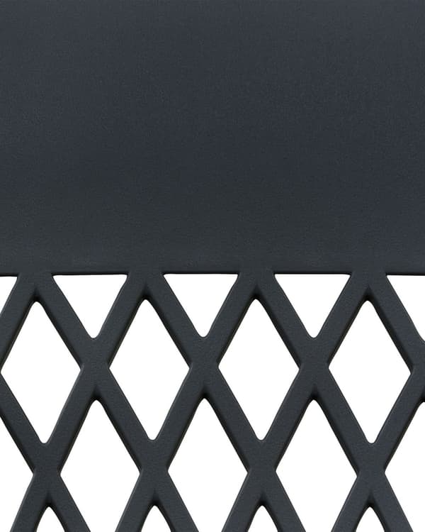 Sett med 2 spisestoler Svart Syntetisk materiale Dekorativ ryggstøtte Minimalistisk design Skandinavisk stil Moderne