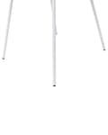 Miniatyrbilde 9 av 9: Sett med 2 spisestoler Hvit Syntetisk materiale Metallben Minimalistisk design Skandinavisk stil Moderne