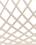 Miniatyrbild 9 av 9: Set om 2 matstolar Beige syntetisk sits Metallben Nätdesign Ryggstöd Modern Skandinavisk