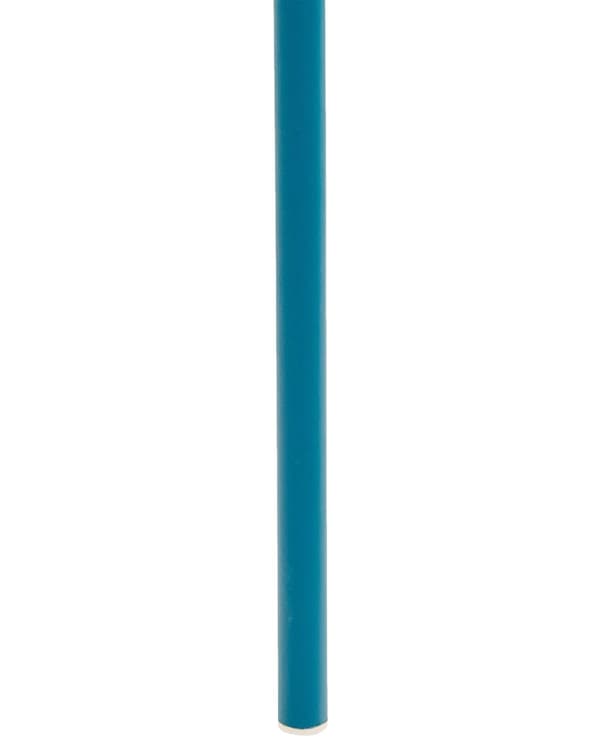 Tuoli sininen 45 x 83 cm muovi rautajalat 4 kpl pinottavat ruokahuoneen moderni