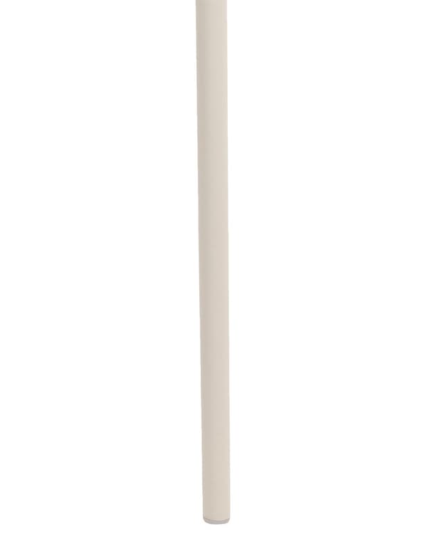 Uppsättning med 2 matstolar Beige Plast Modern Modern Design Sittplatser i Matsalen
