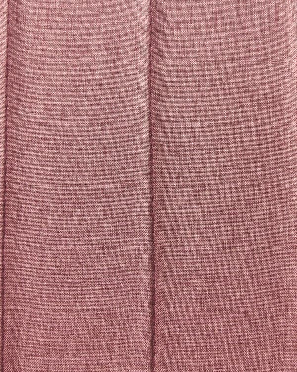 Uppsättning med 2 matstolar i rosa tyg med klädsel Modern design Sittmöbler för matsal