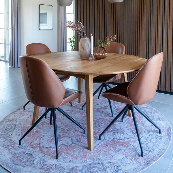 Spisestuestol Gerona - Vintage Brun - Kunstlæder
