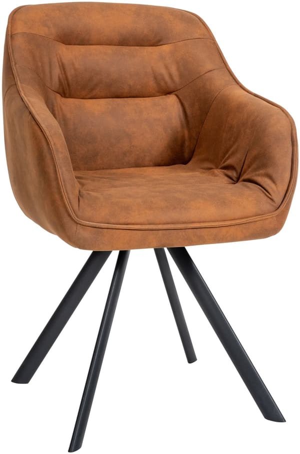 CLP Ruokapöydän tuoli Russel Velvet tai Antiikki kangas rusketus-Vintage kangas