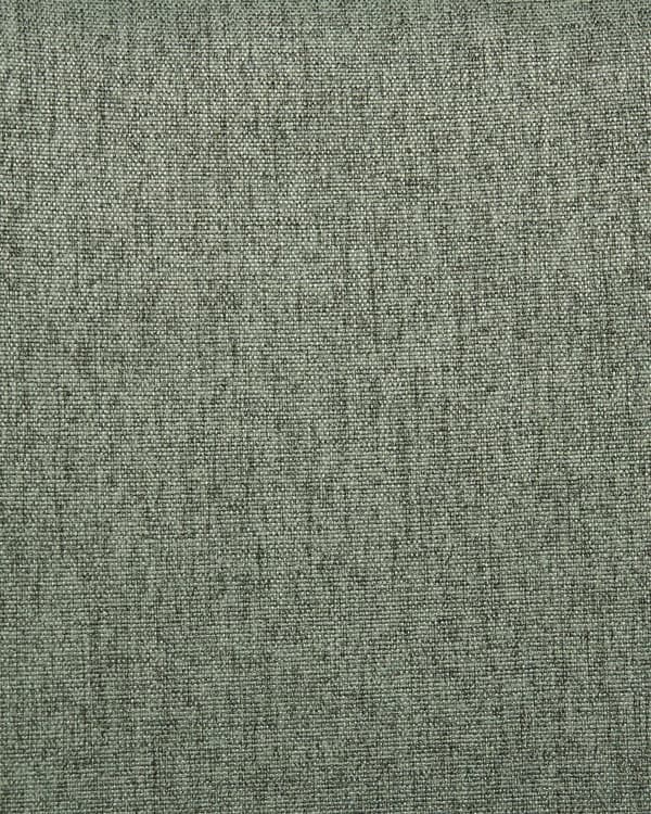 Uppsättning med 2 matstolar Mörkgrön polyester med strukturell tygklädsel Svarta metallben Armlöst böjt ryggstöd Modern modern design