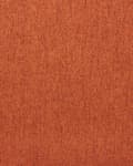 Miniatyrbillede 10 af 10: Sæt med 2 spisebordsstole Orange polyester strukturelt stofbetræk Sorte metalben Armløs buet ryglæn Moderne moderne design