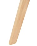 Miniatyrbilde 8 av 9: Sett med 2 Spisestoler Beige Fløyel Polstring Sete Elegant Moderne Treben