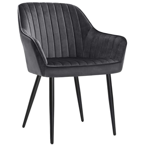 Rootz Matstol - Modern och Elegant Fritidsstol - Matstolar - Metallben - Grön - 62,5 x 60 x 85 cm (LxBxH)