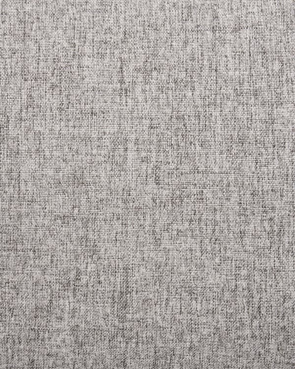 Sett med 2 spisestoler Grå Polyester Svarte metallben Uten armlener Buet form Moderne design Kjøkken Spisestue