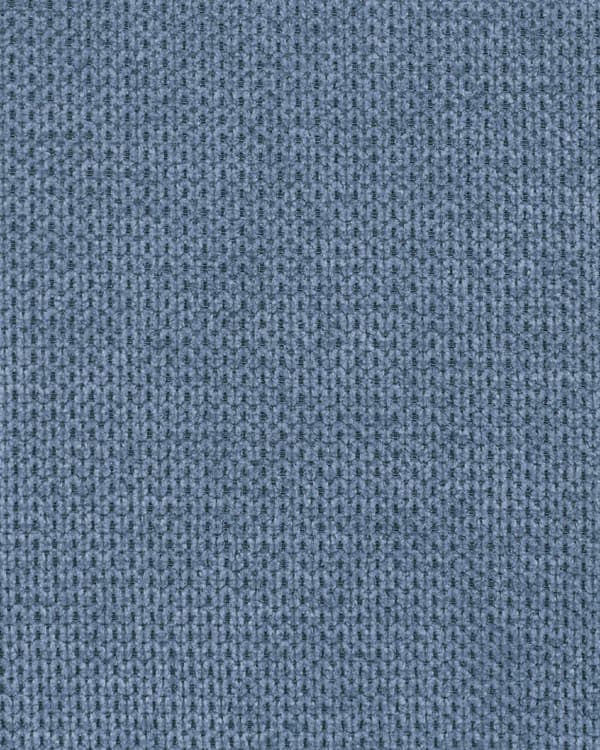 Tuoli sininen denim 2 kpl kudottu kangasverhoilu rautajalat moderni skandinaavinen