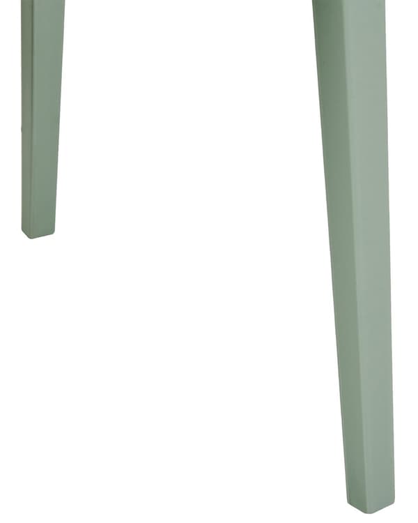 Uppsättning med 2 matstolar Mintgrön Stapelbar Armless Benskydd Plast Konferensstolar Samtida Modern Design Matrum Sittplatser