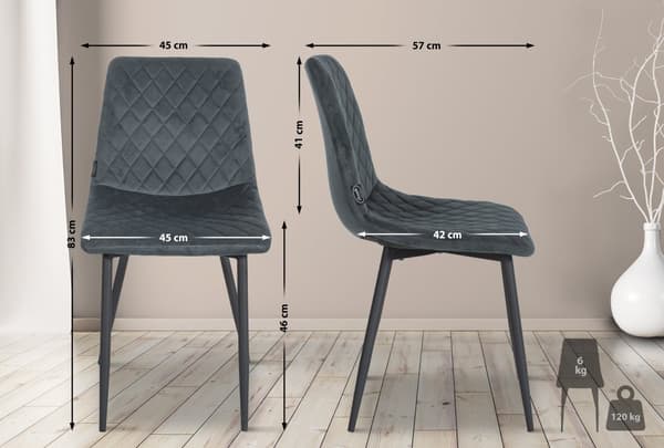 CLP Spisebordsstol Telde Velvet
