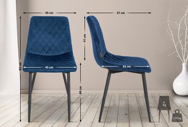 CLP Spisebordsstol Telde Velvet