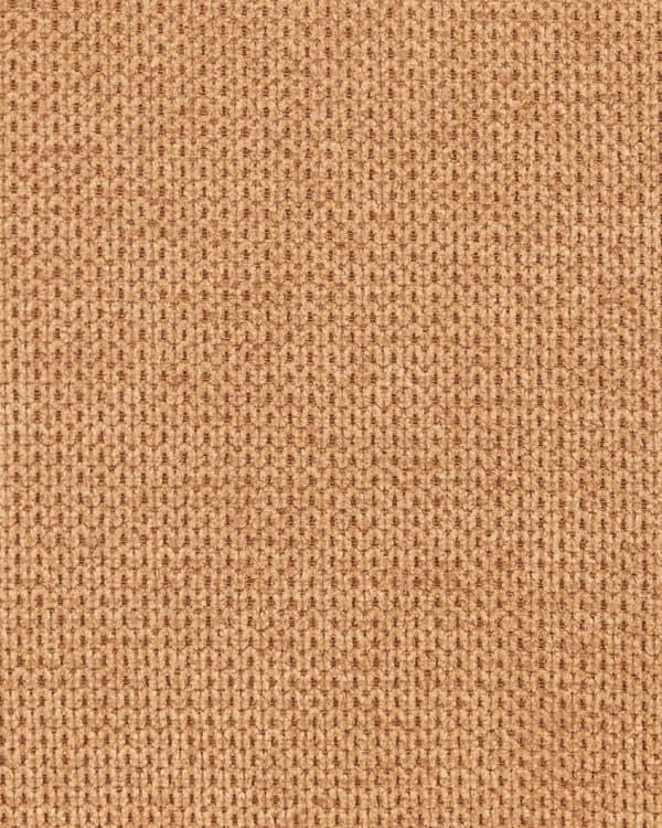 Uppsättning med 2 stolar Orange Polyester Stickad Textur Metallben