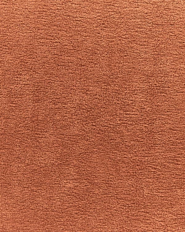 Set med 2 Matstolar Orange tygklädsel Svarta metallben Armlöst böjt ryggstöd Modern design