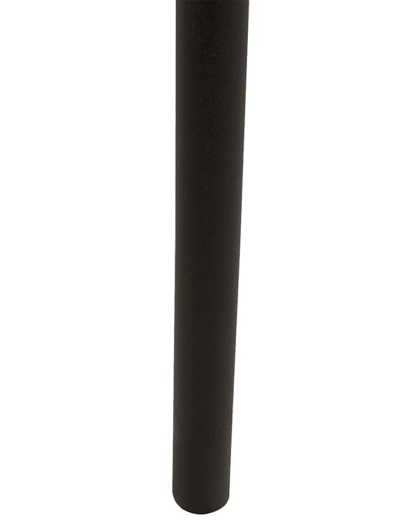 Uppsättning med 4 Matstolar Svart Syntetisk Vadderad Sits Konstläder Öppen Rygg med Armstöd Modernt Minimalistiskt Vardagsrum