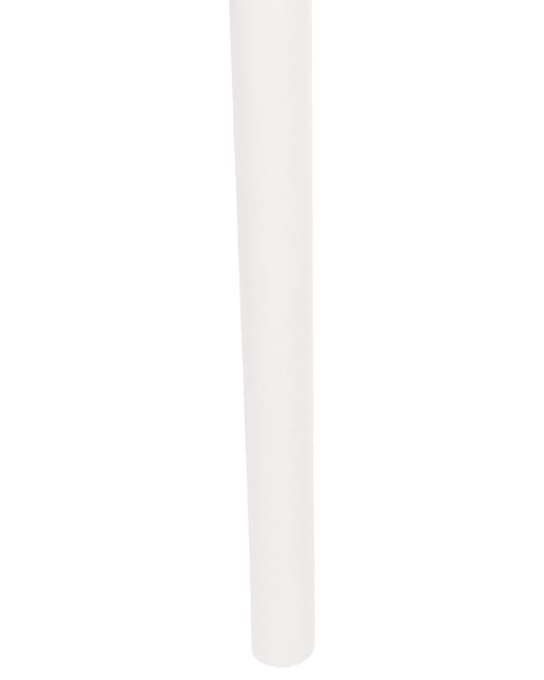 Uppsättning med 4 matstolar Vit syntetisk sits och ben Öppen nätdesign Ryggstöd Modern minimalistisk