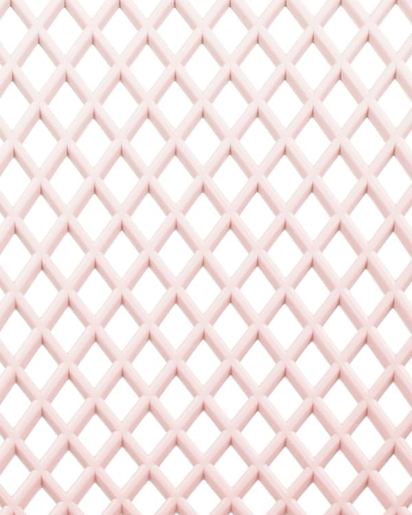 Uppsättning med 4 matstolar Rosa syntetisk sits och ben Öppen nätdesign Ryggstöd Modern minimalistisk