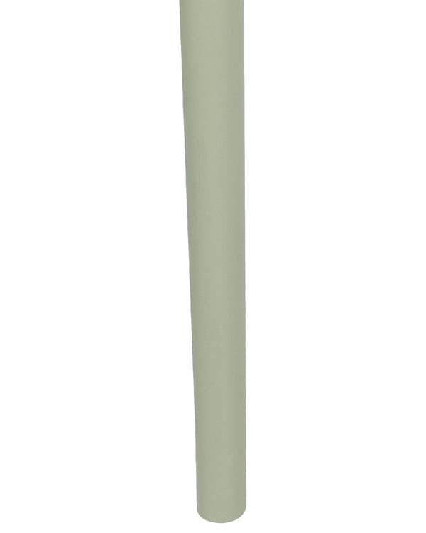 Sæt med 4 stole lysegrøn blå plast syntetisk gennembrudt ryg moderne minimalistisk stil