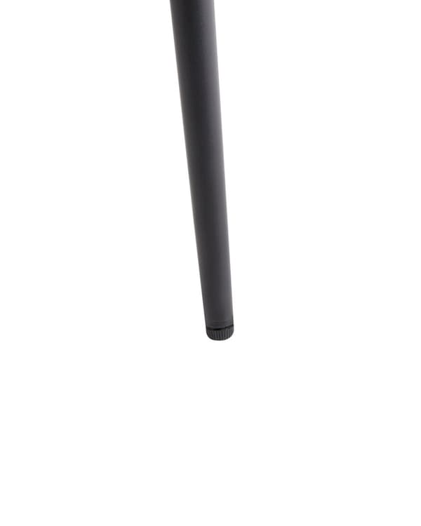 Set med 2 Matstolar Beige Sammet med Armstöd Ryggstöd med Utskärning Svarta Metallben Kök Matsal Vardagsrum Kontor