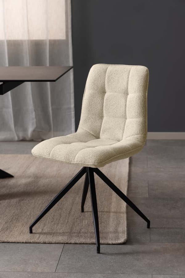 2 x Capone spisestuestol beige.