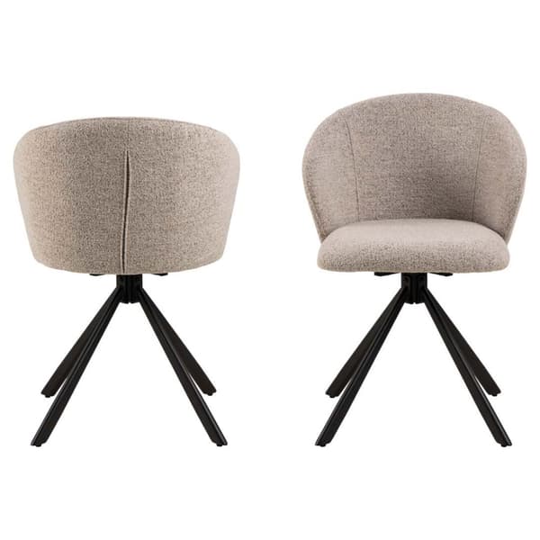 2 x  Pippa spisestuestol beige.