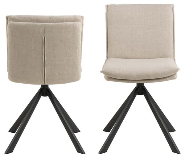 Flynn matstol beige.