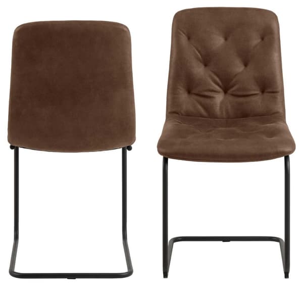 2 x Kira matstol brun.