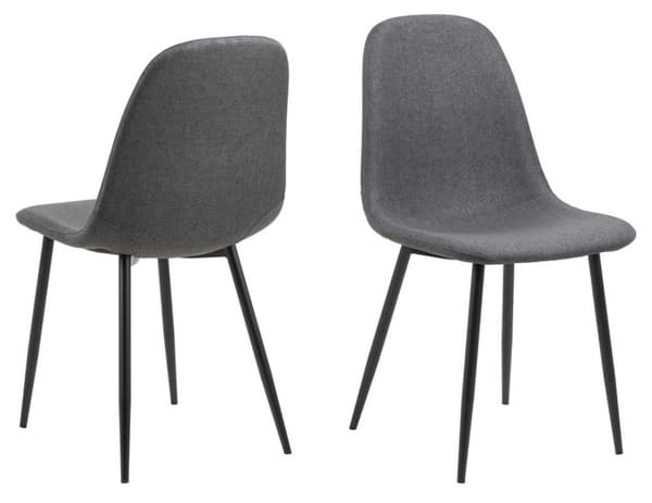 4 x Celia spisestuestol grå.