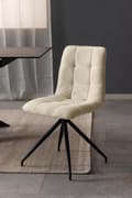 Miniatyrbilde 6 av 9: 2 x Capone spisestuestoler beige.
