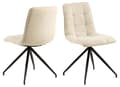 Miniatyrbilde 1 av 9: 2 x Capone spisestuestoler beige.