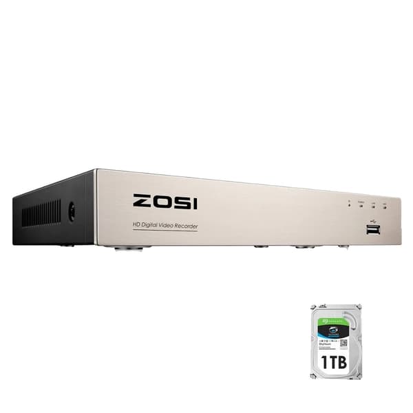 Videoövervakningsinspelare, 1080P, 24/7 inspelning