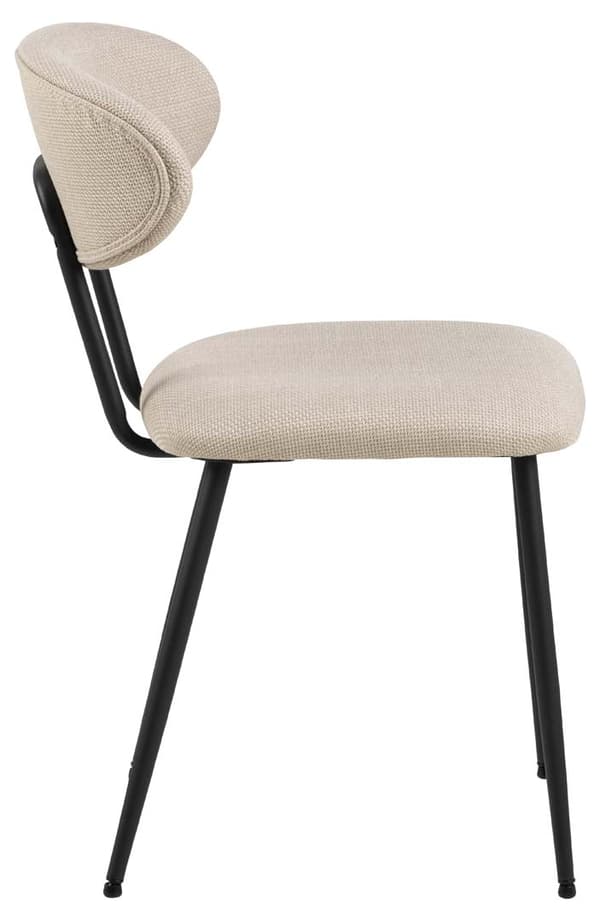 2 x Denise spisestuestoler beige.