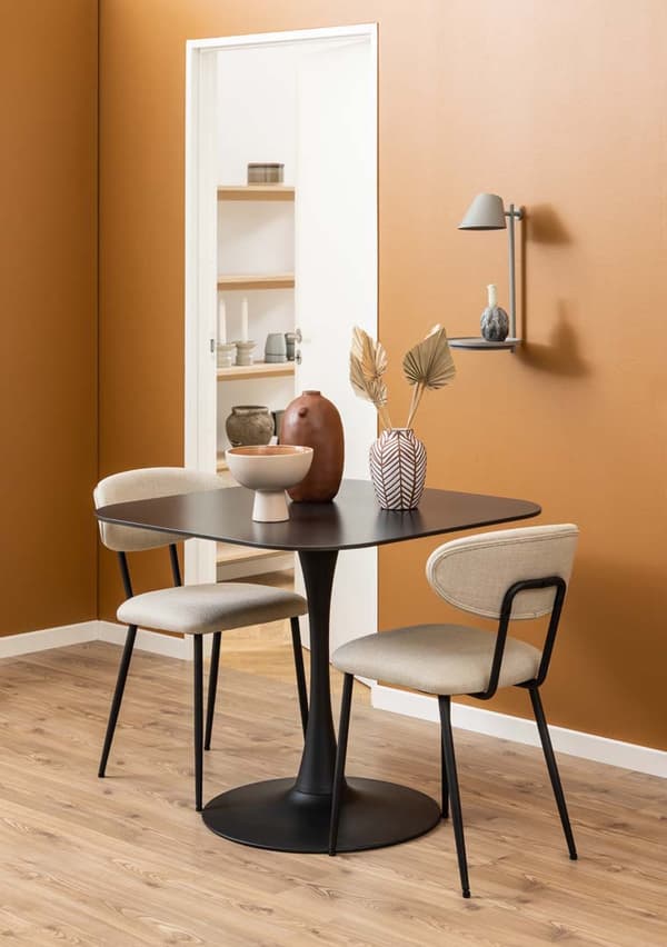 2 x Denise spisestuestoler beige.