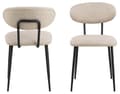 Miniatyrbilde 2 av 9: 2 x Denise spisestuestoler beige.