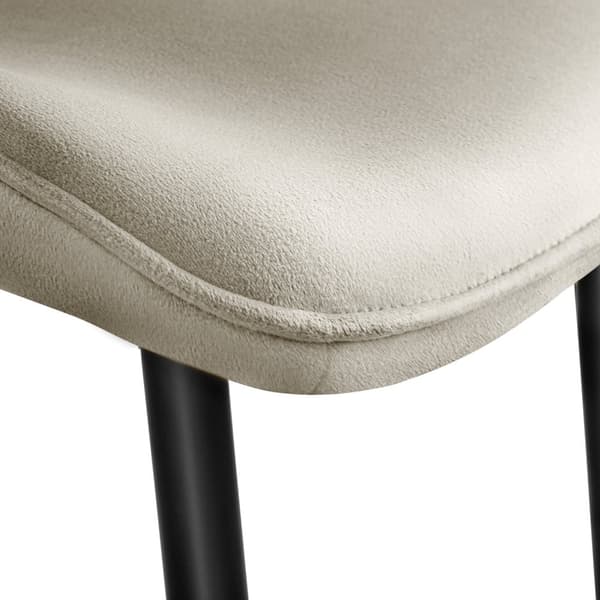 Stole Monroe velour look - creme,Sæt med 4 stk.