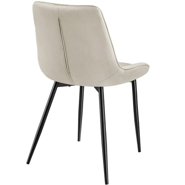 Stole Monroe velour look - creme,Sæt med 4 stk.