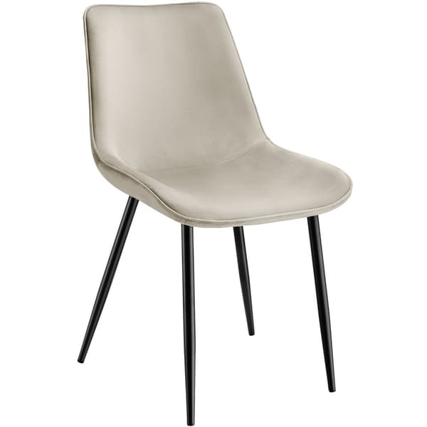 Stole Monroe velour look - creme,Sæt med 6 stk.