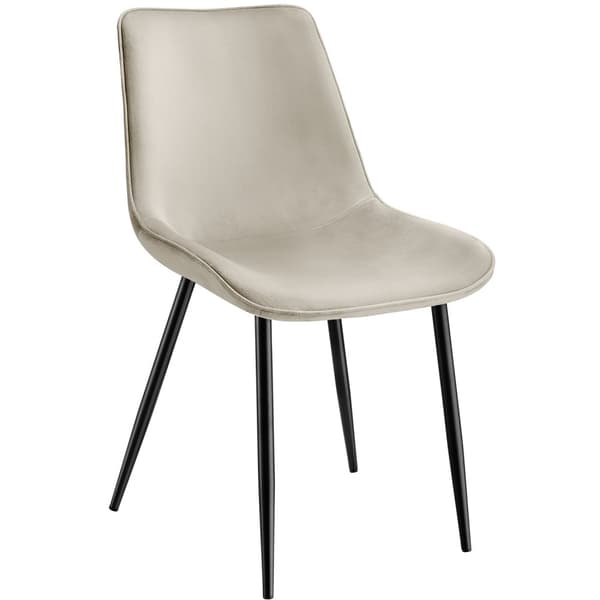 Stole Monroe velour look - creme,Sæt med 8 stk.