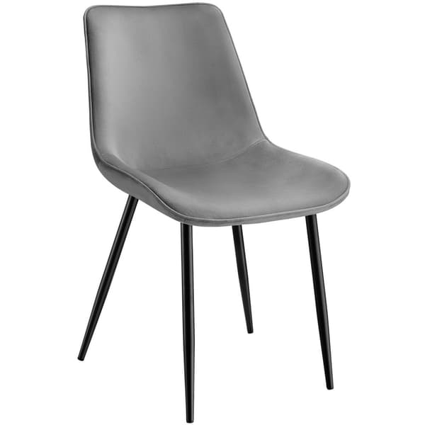 Stole Monroe velour look - grå,Sæt med 8 stk.