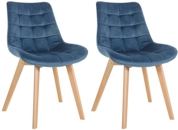 CLP Sæt med 2 stole Brook velvet
