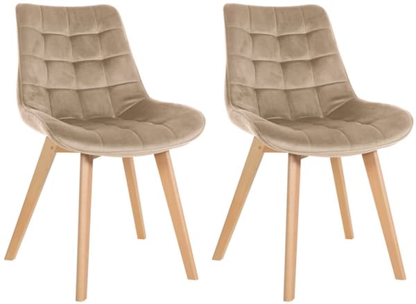CLP Sæt med 2 stole Brook velvet