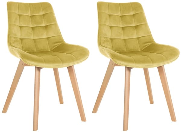 CLP Sæt med 2 stole Brook velvet