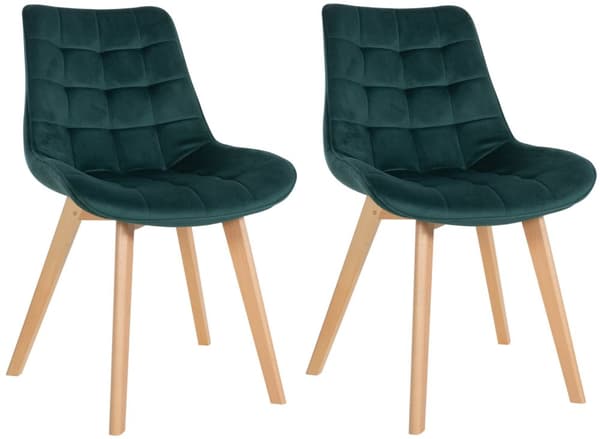 CLP Sæt med 2 stole Brook velvet
