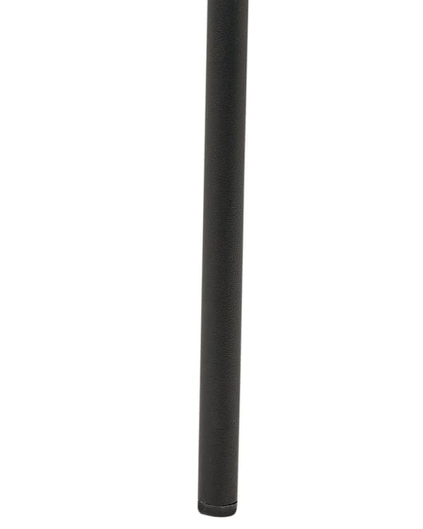 Set om 2 Matstolar Ljusgrå Sammet Armlösa Benkåpor Svarta järnben Modern Retro Design Sittplatser i matsalen