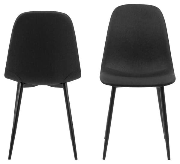 4 x Celia matstol svart.